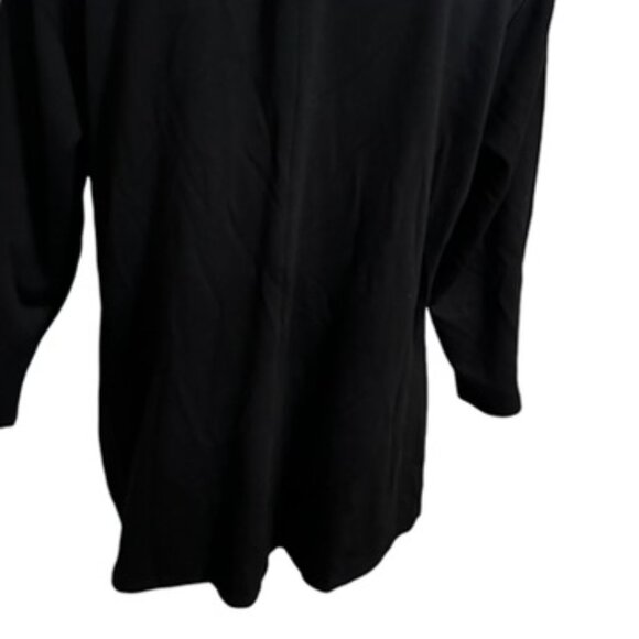 * ❤️THE LIMITED BLACK 3/4 SLEEVE TOP w/NECKLINE DETAIL   OX - Picture 3 of 8